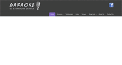 Desktop Screenshot of garaoke.net