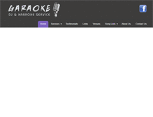 Tablet Screenshot of garaoke.net